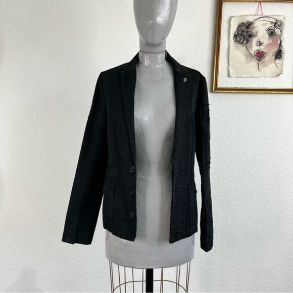 Zadig and Voltaire Virginia Grunge Blazer - Picture 5 of 16